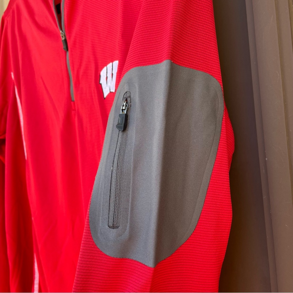 PING 1/4-Zip Red University of Wisconsin "W" Pullover XL - Picture 6 of 13